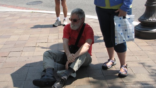 Gerry is a bit worse for wear